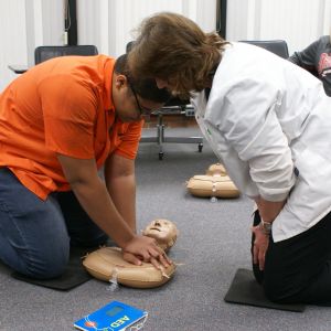 Career Centers Receive CPR Training