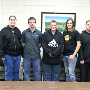 Seniors who had perfect attendance