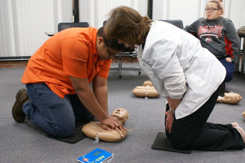 Career Centers Receive CPR Training