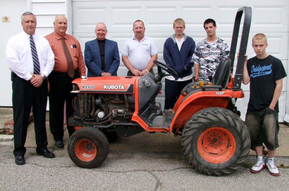 Tractor donation