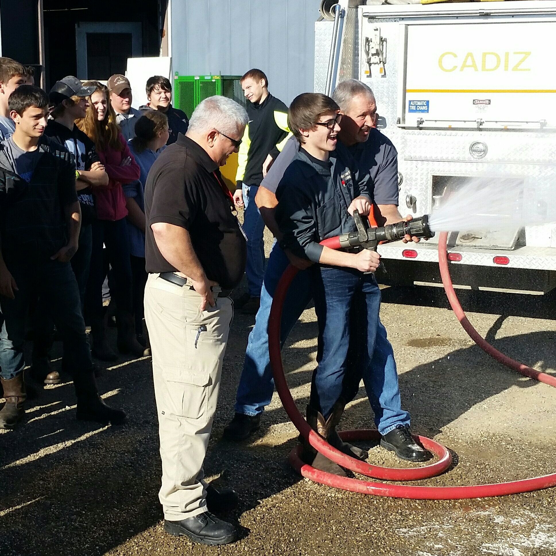 Fire Safety Training At Harrison Career Center