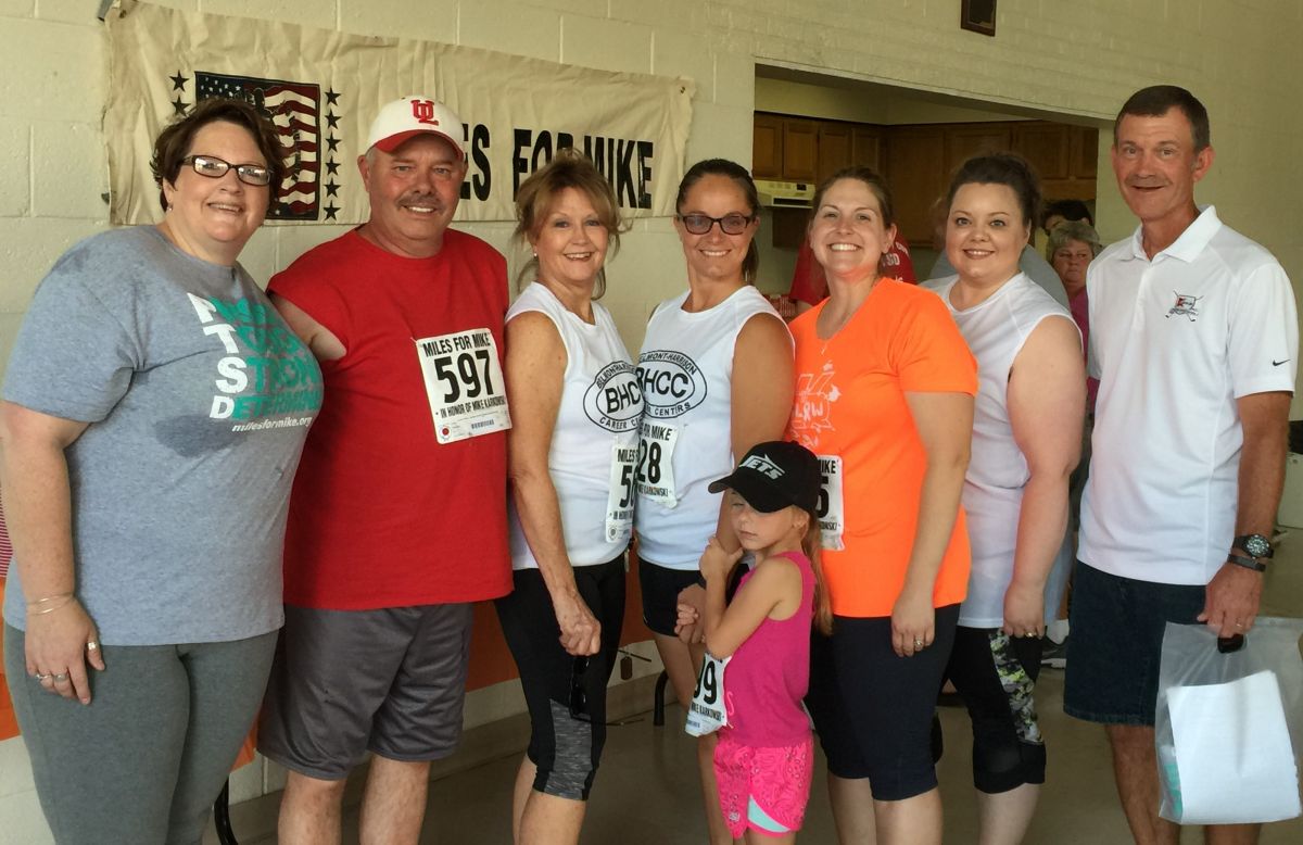 "Miles for Mike" Hits Home With Career Center Staff